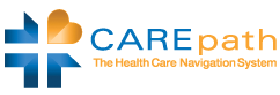 Logo de Carepath avec lien pour ouvrir la page d'accueil de la société dans un nouvel onglet
